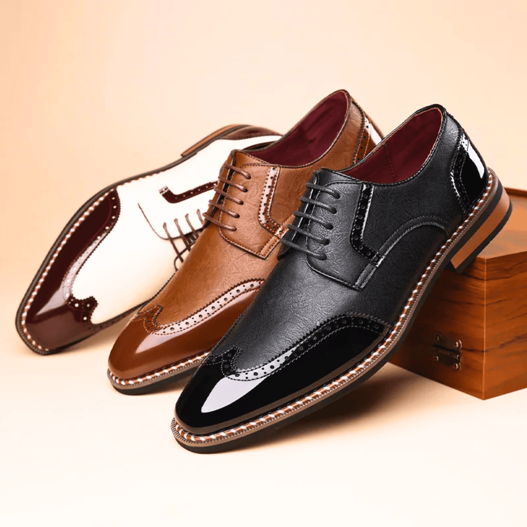Weston & Finch - The Belvedere Brogue - 14:173Black;200000124:100010483