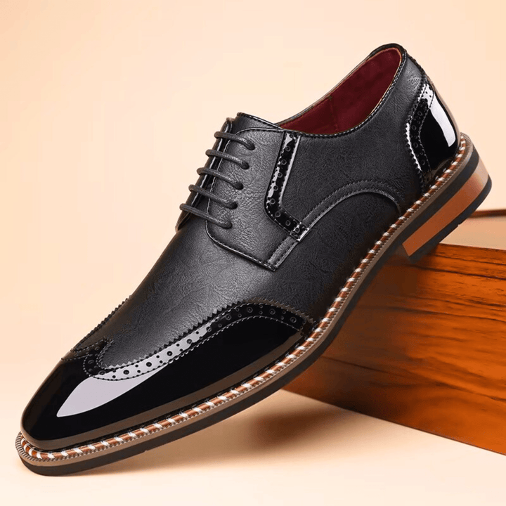 Weston & Finch - The Belvedere Brogue - 14:173Black;200000124:100010483