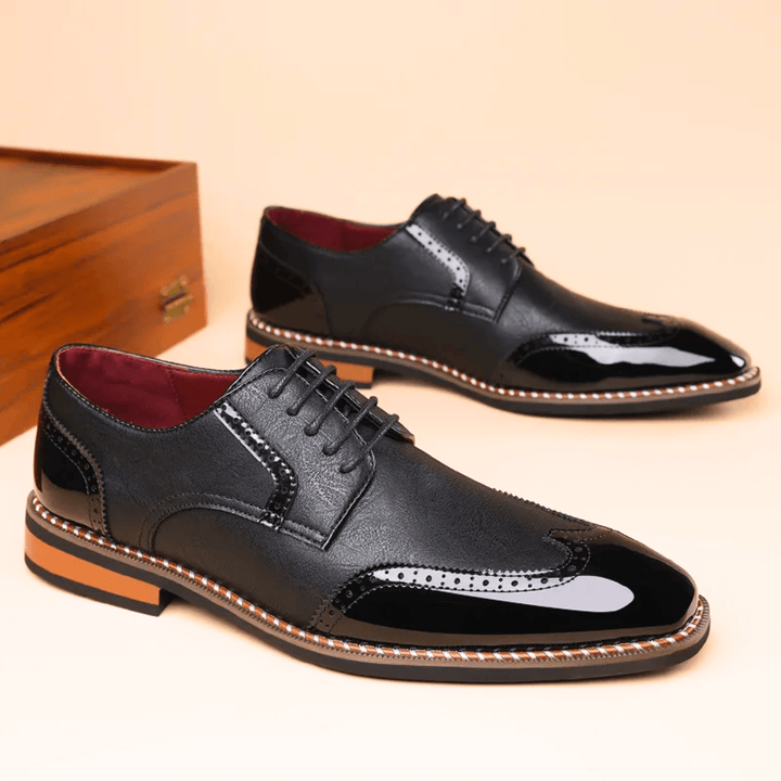 Weston & Finch - The Belvedere Brogue - 14:173Black;200000124:100010483