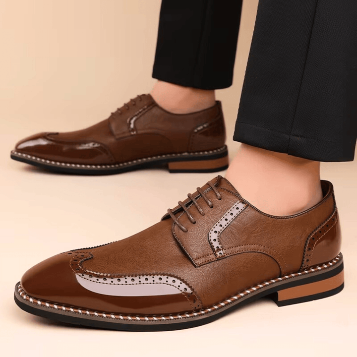 Weston & Finch - The Belvedere Brogue - 14:173Black;200000124:100010483