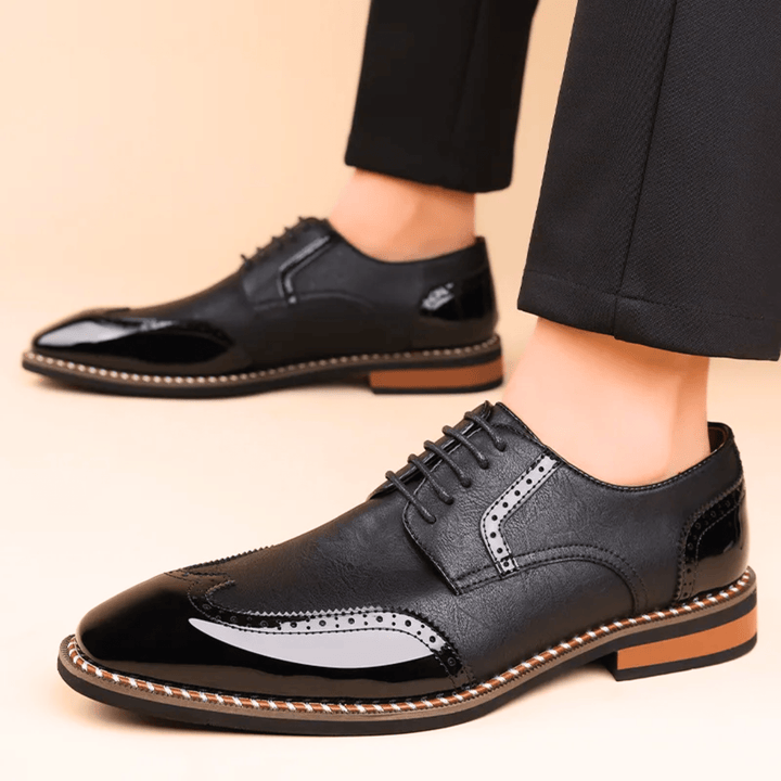 Weston & Finch - The Belvedere Brogue - 14:173Black;200000124:100010483