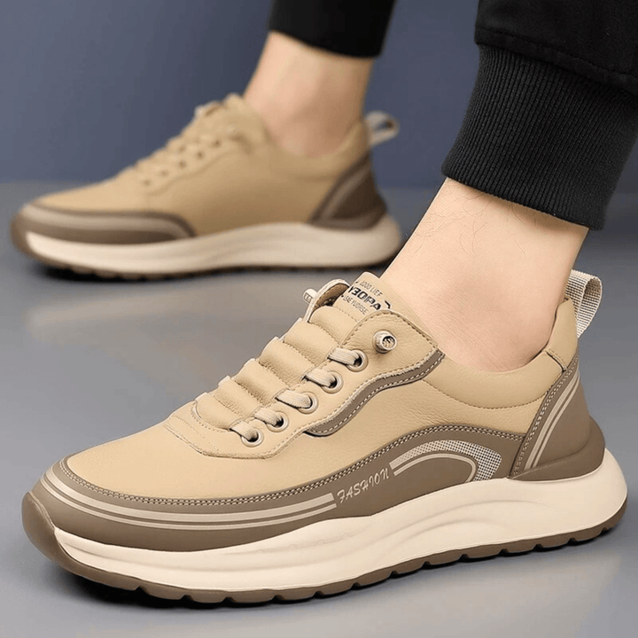 Weston & Finch - The Brixton Sneaker - 14:193khaki;200000124:200000364