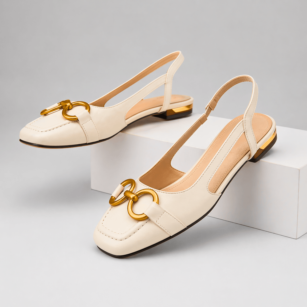 Weston & Finch - The Calista Flat - 14:365458Khaki Suede;200000124:200000364