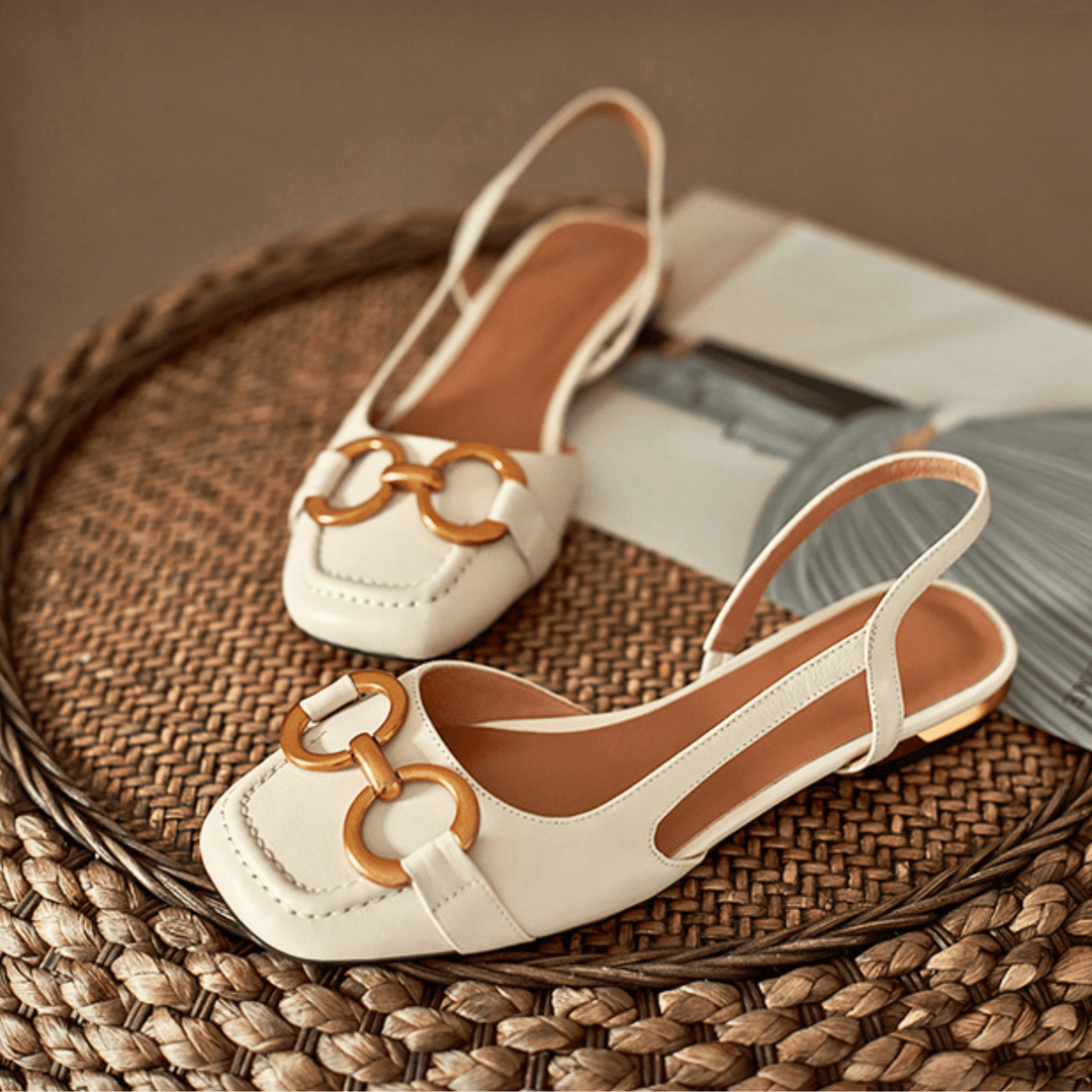 Weston & Finch - The Calista Flat - 14:365458Khaki Suede;200000124:200000364