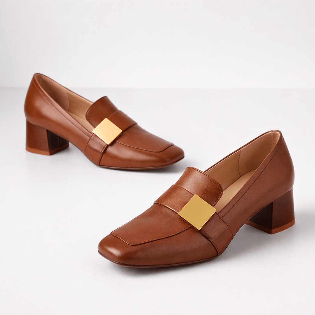 Weston & Finch - The Calvane Heel - 14:365458Dark brown;200000124:200000364