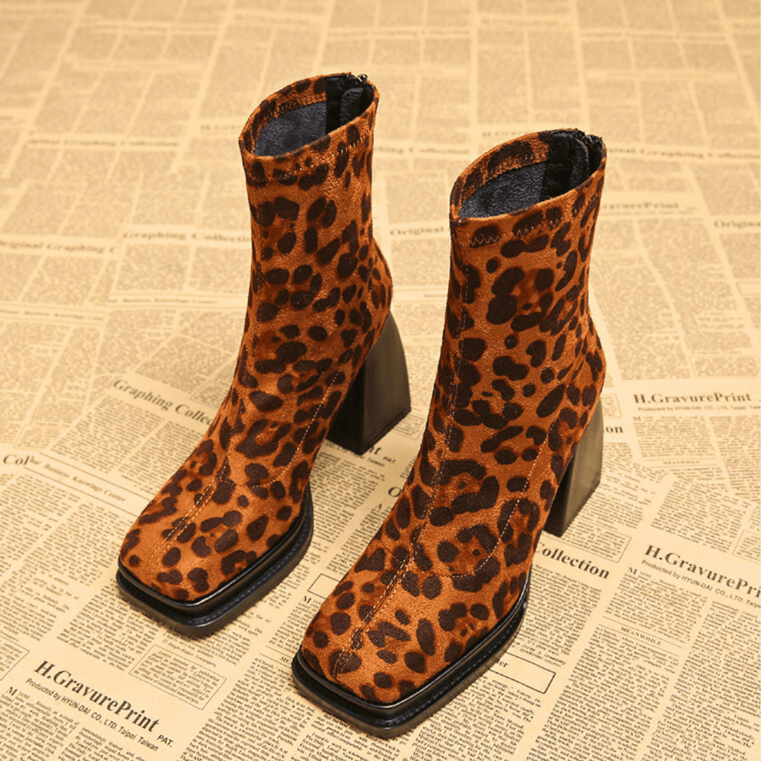 Weston & Finch - The Calvera Boot - 14:29leopard print;200000124:200000333