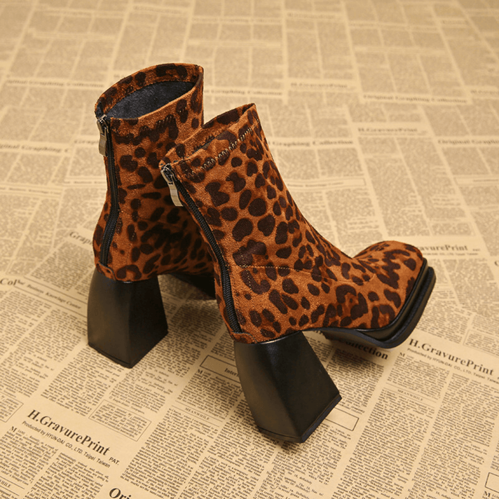 Weston & Finch - The Calvera Boot - 14:29leopard print;200000124:200000333