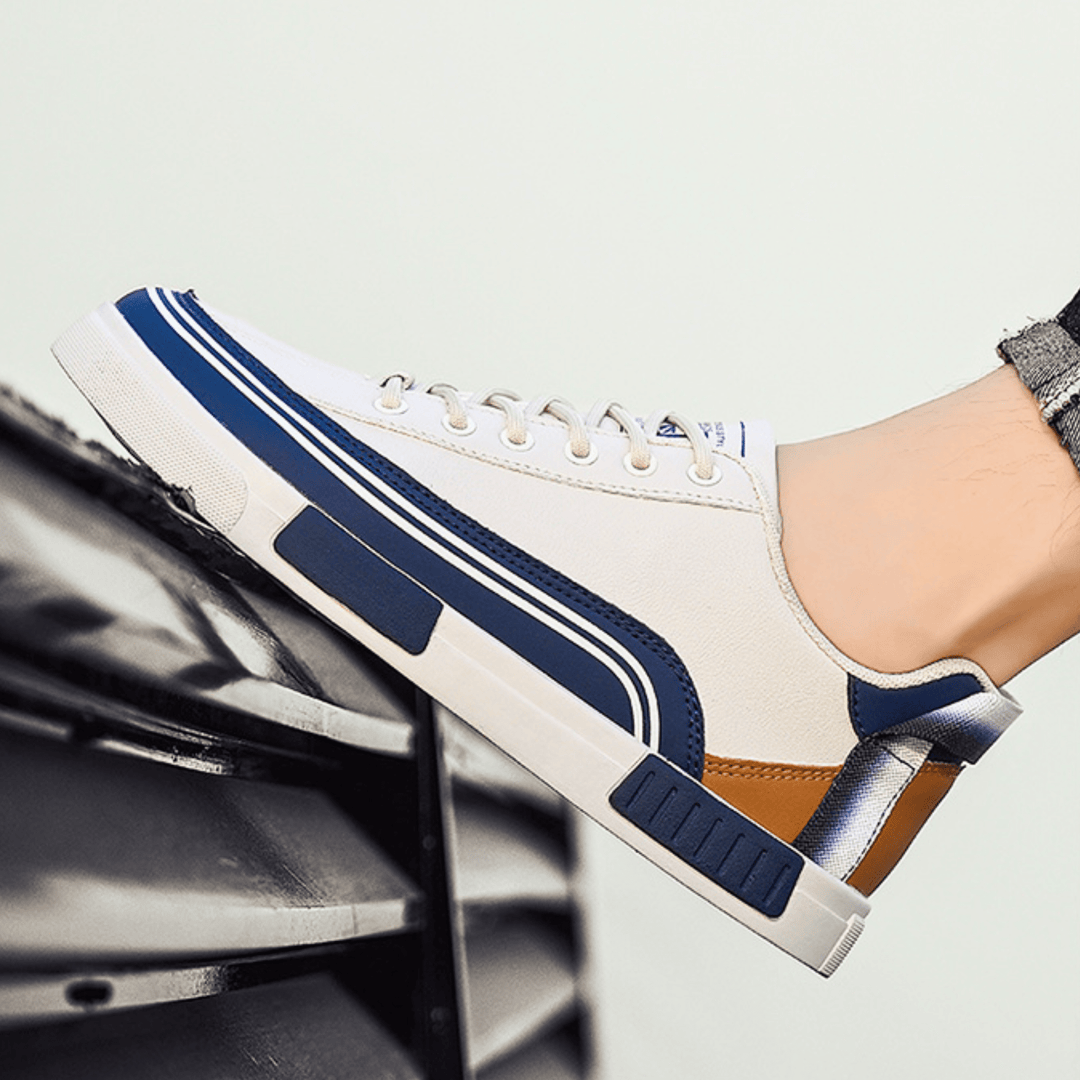 Weston & Finch - The Cassero Sneaker - 14:200004889WHITE and green;200000124:200000364