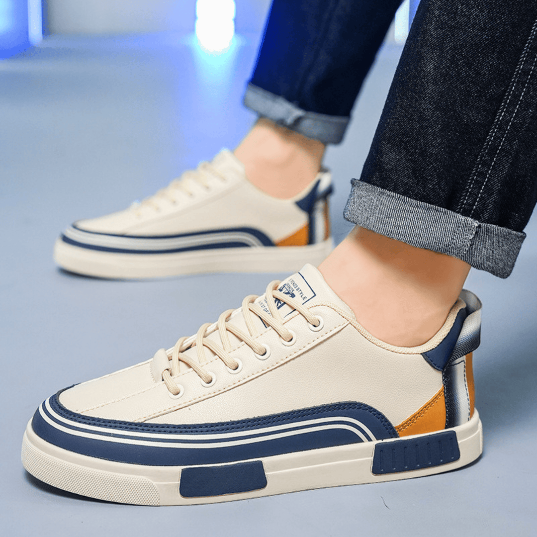 Weston & Finch - The Cassero Sneaker - 14:200004889WHITE and green;200000124:200000364