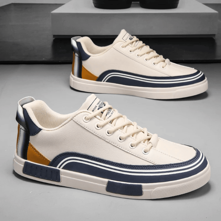 Weston & Finch - The Cassero Sneaker - 14:200004889WHITE and green;200000124:200000364