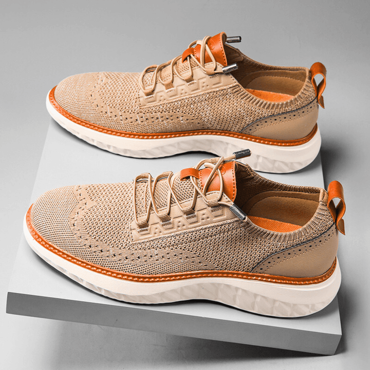 Weston & Finch - The Corbin Knit Sneaker - 14:193Khaki;200000124:200000901