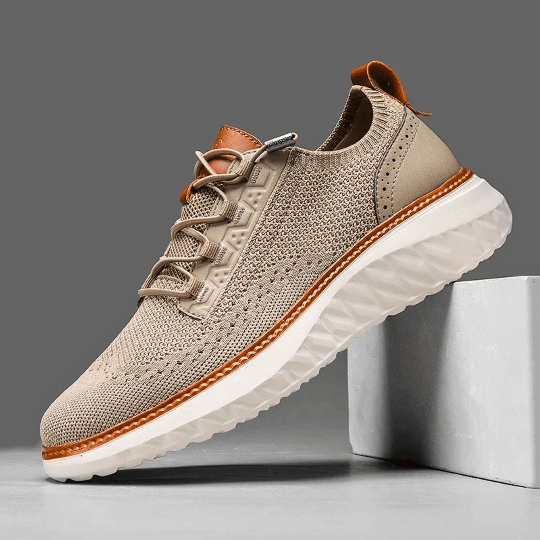 Weston & Finch - The Corbin Knit Sneaker - 14:193Khaki;200000124:200000901
