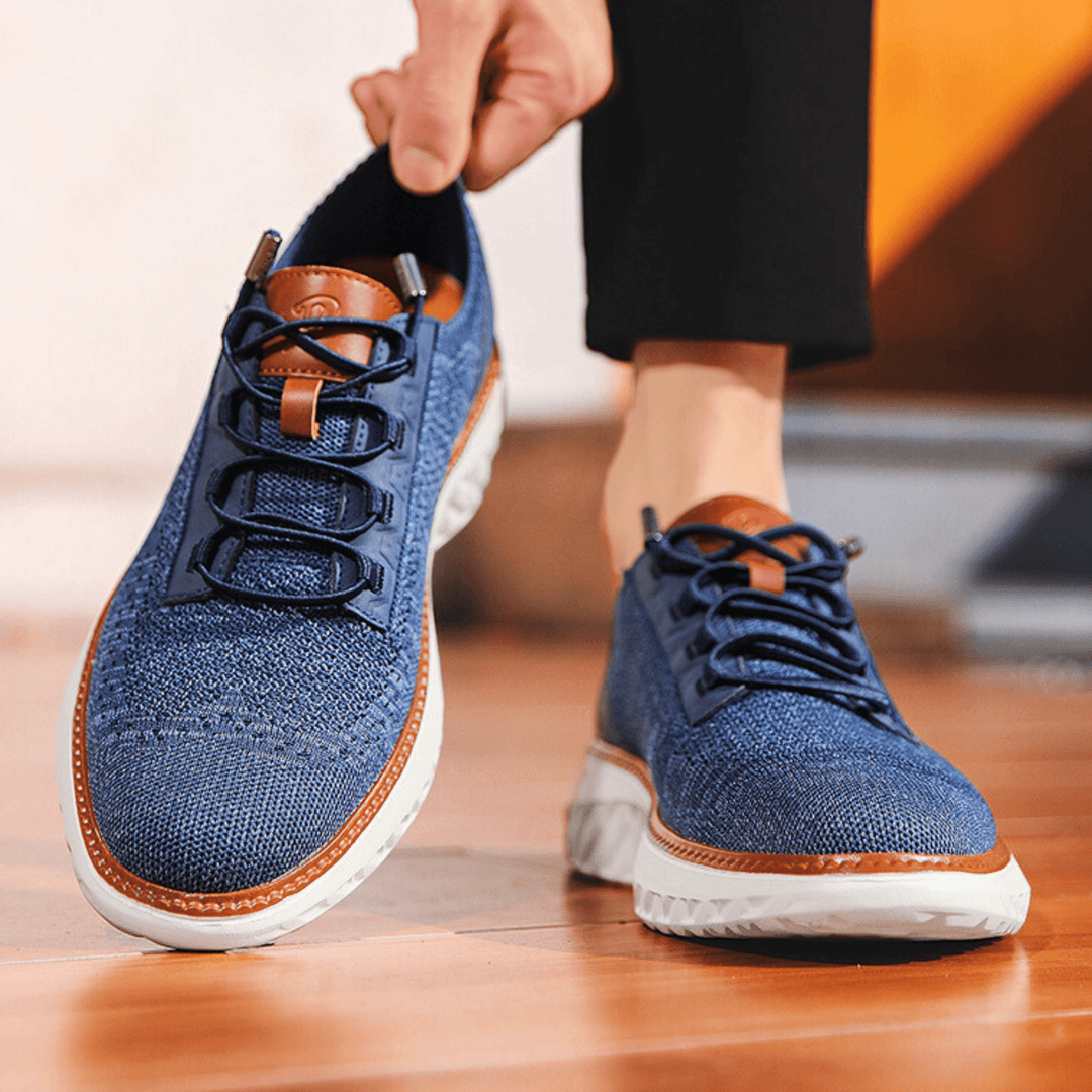 Weston & Finch - The Corbin Knit Sneaker - 14:193Khaki;200000124:200000901