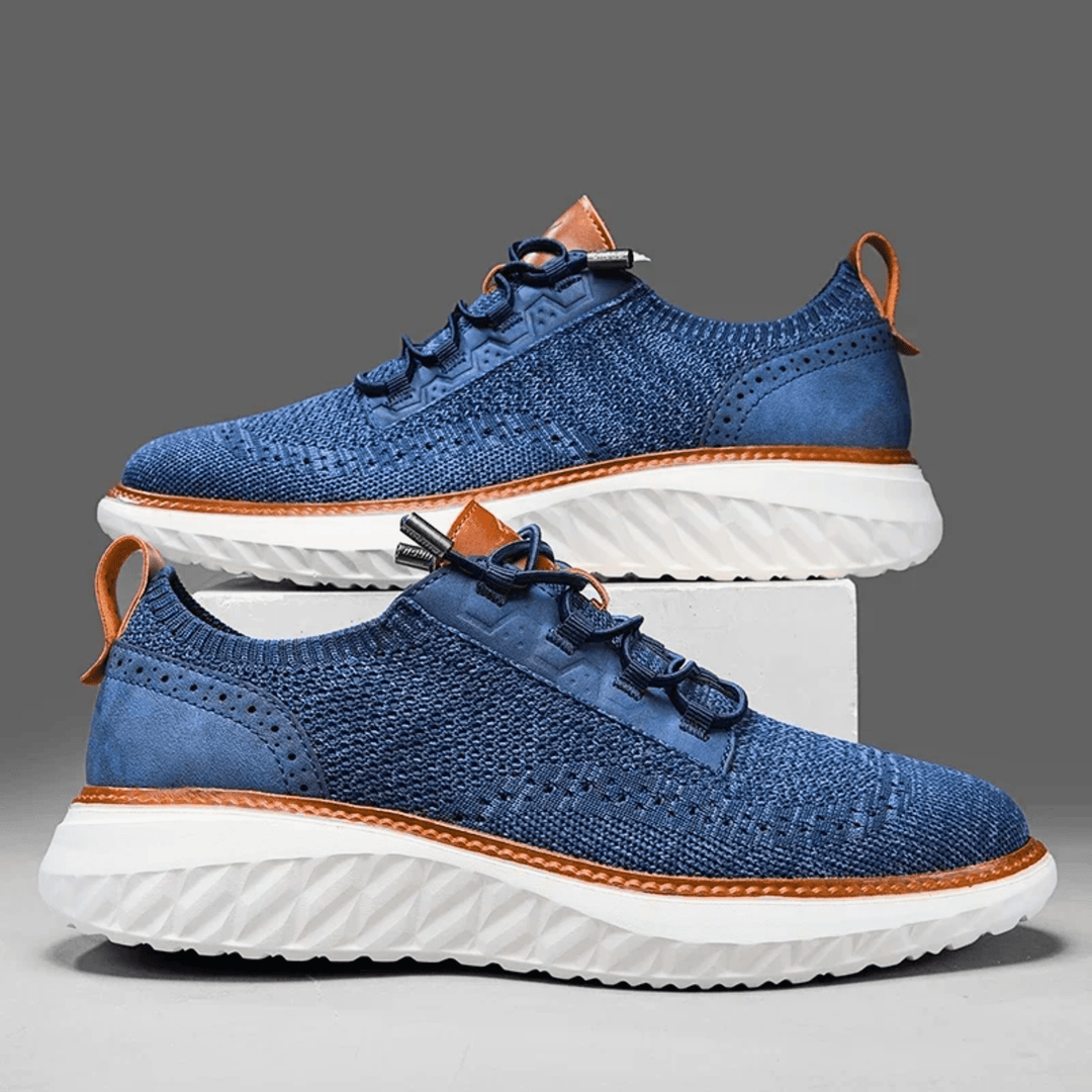 Weston & Finch - The Corbin Knit Sneaker - 14:771Blue;200000124:200000901