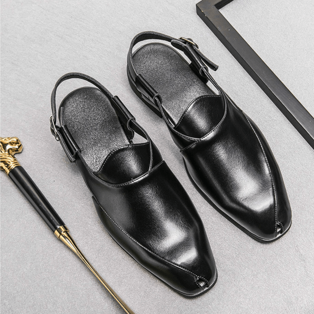 Weston & Finch - The Corzano Sandal - 14:193Black;200000124:200000899