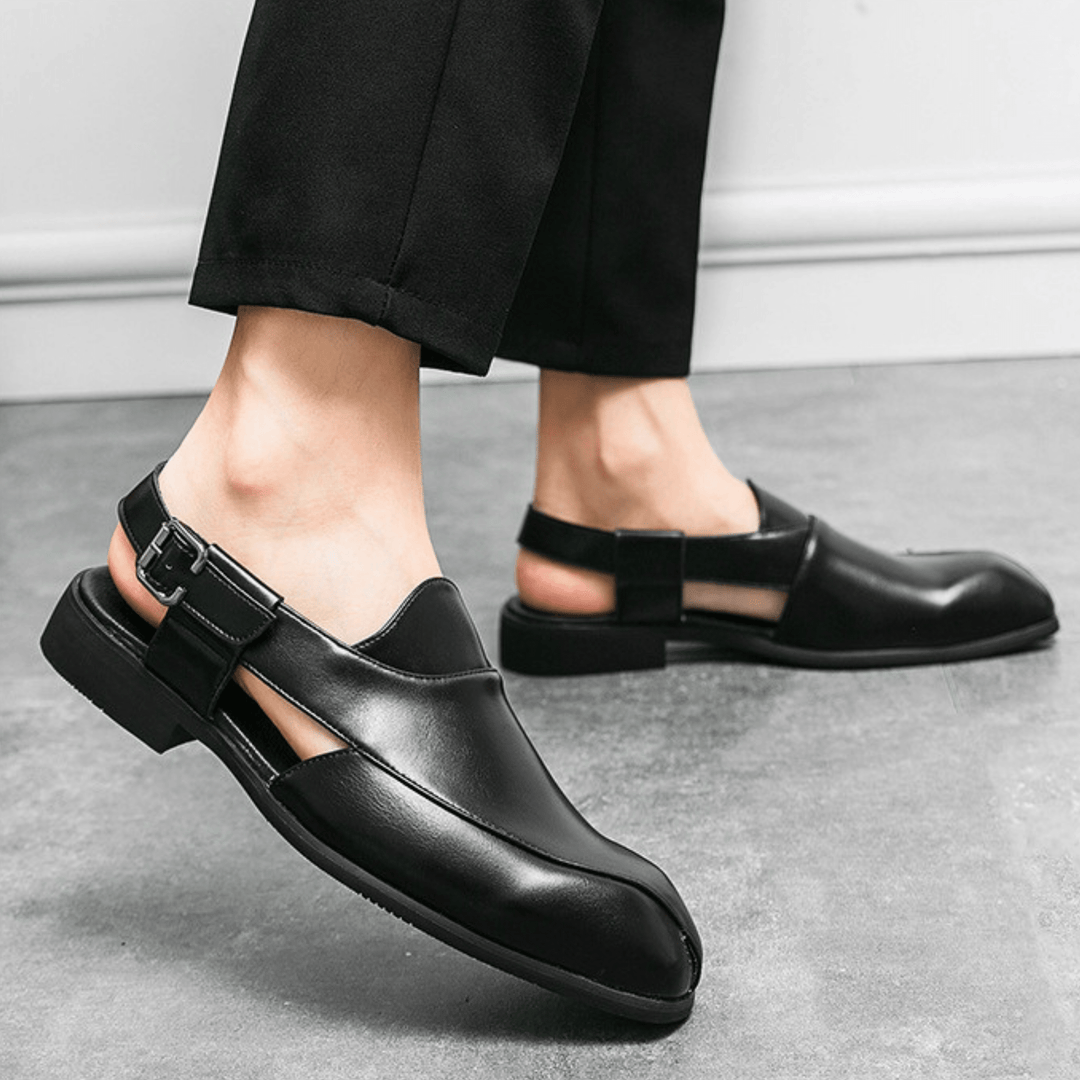Weston & Finch - The Corzano Sandal - 14:193Black;200000124:200000899