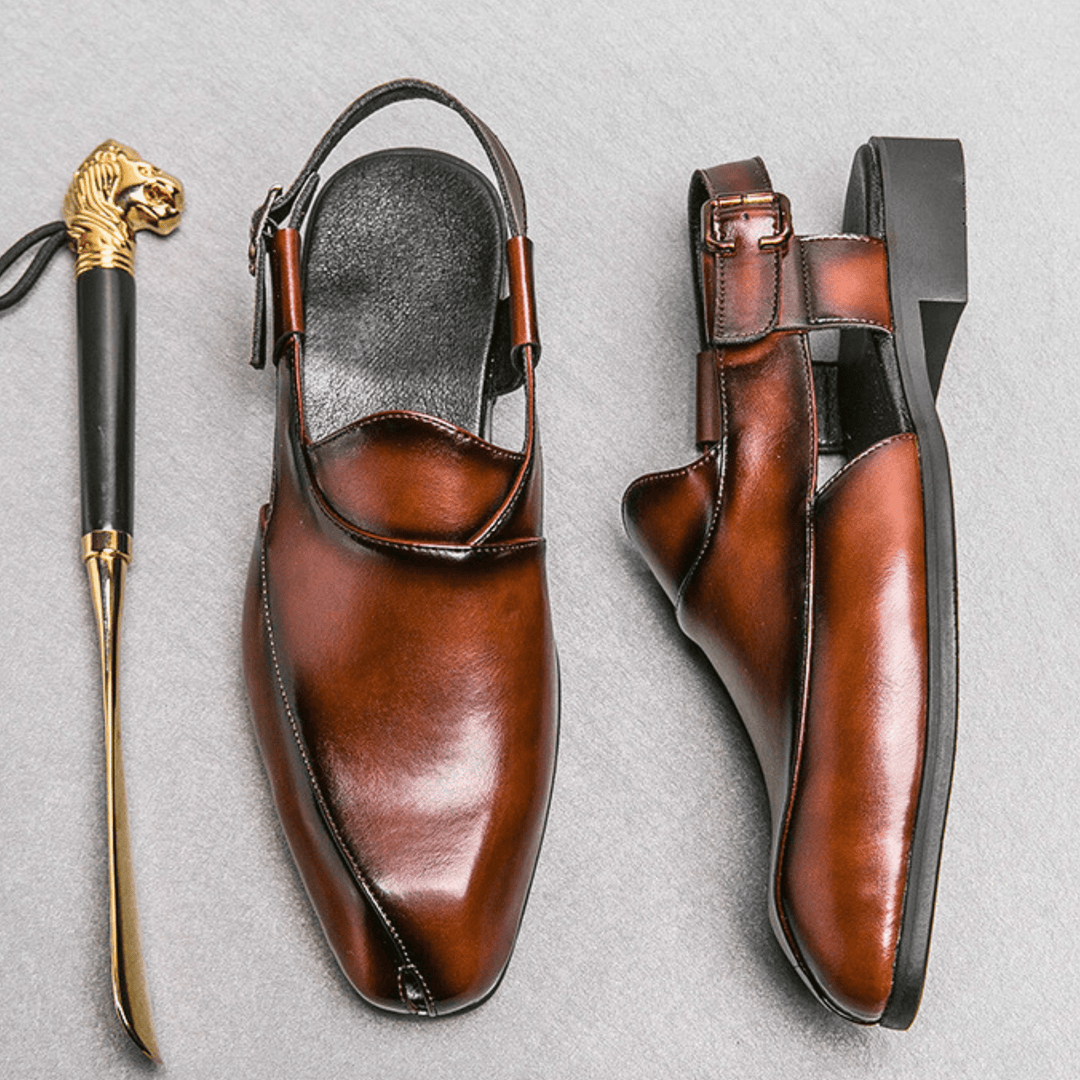 Weston & Finch - The Corzano Sandal - 14:365458Brown;200000124:200000899