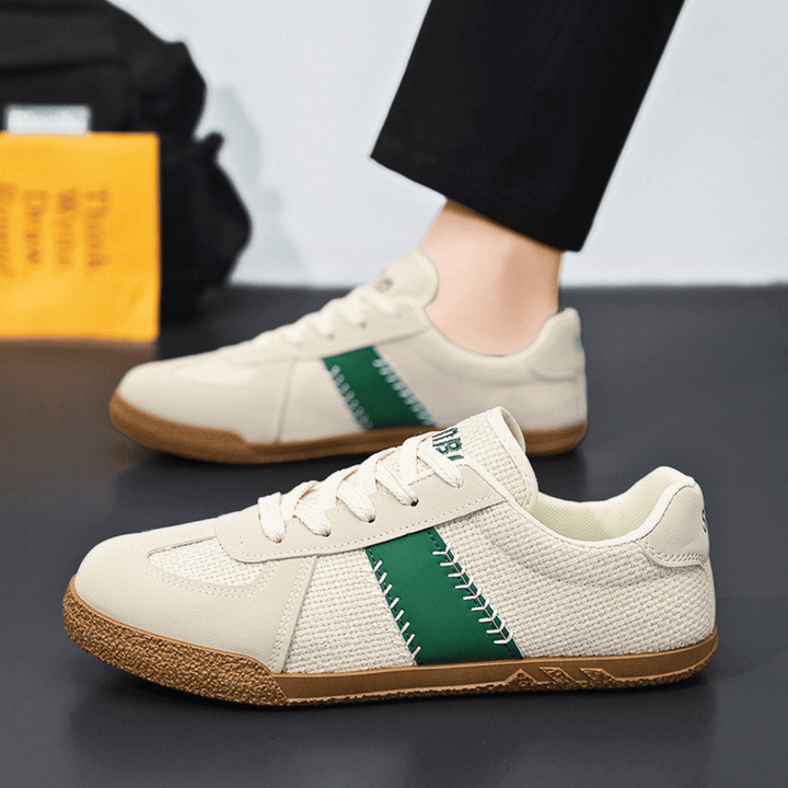 Weston & Finch - The Delano Sneaker - 14:173BeigeBlue;200000124:100010487