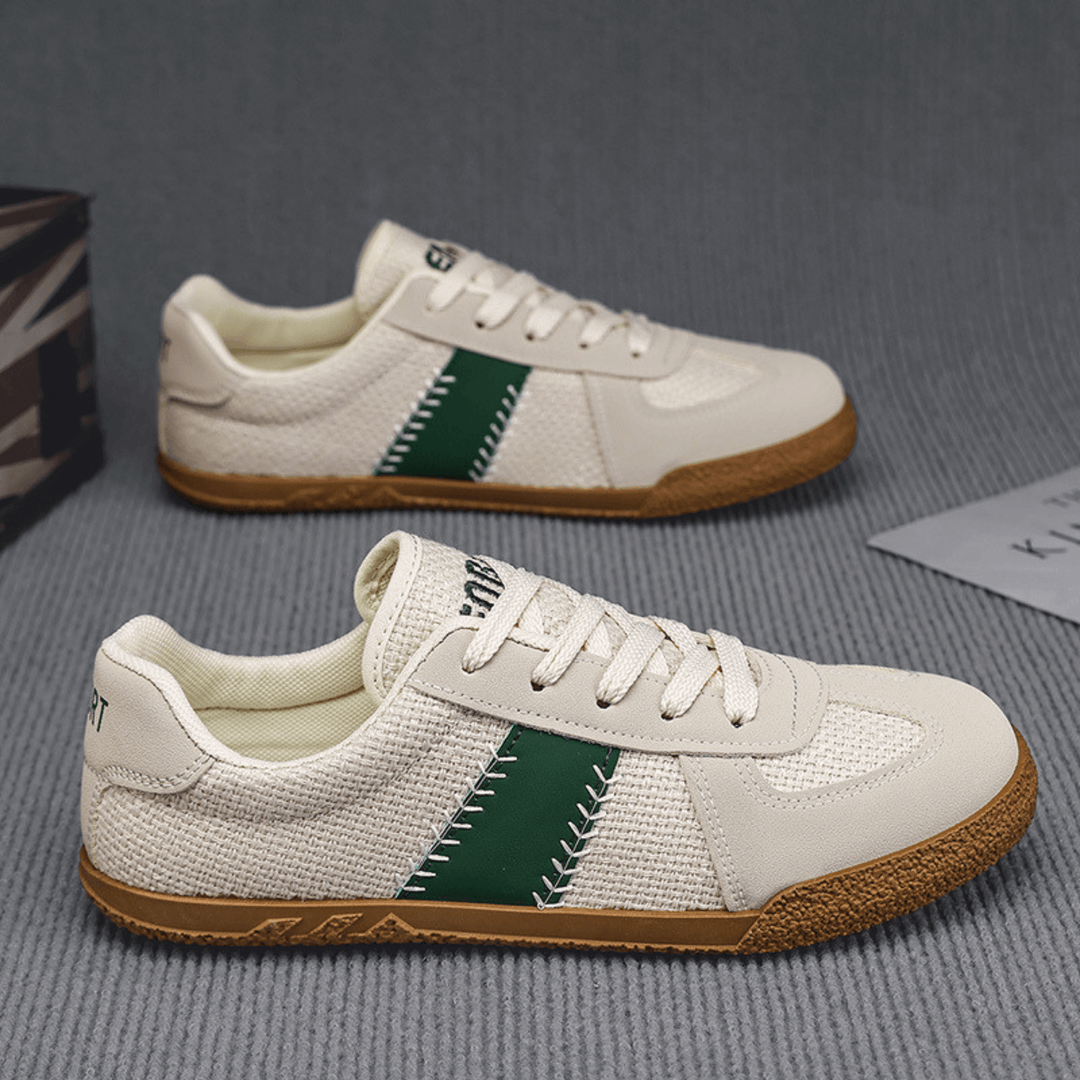 Weston & Finch - The Delano Sneaker - 14:173BeigeBlue;200000124:100010487
