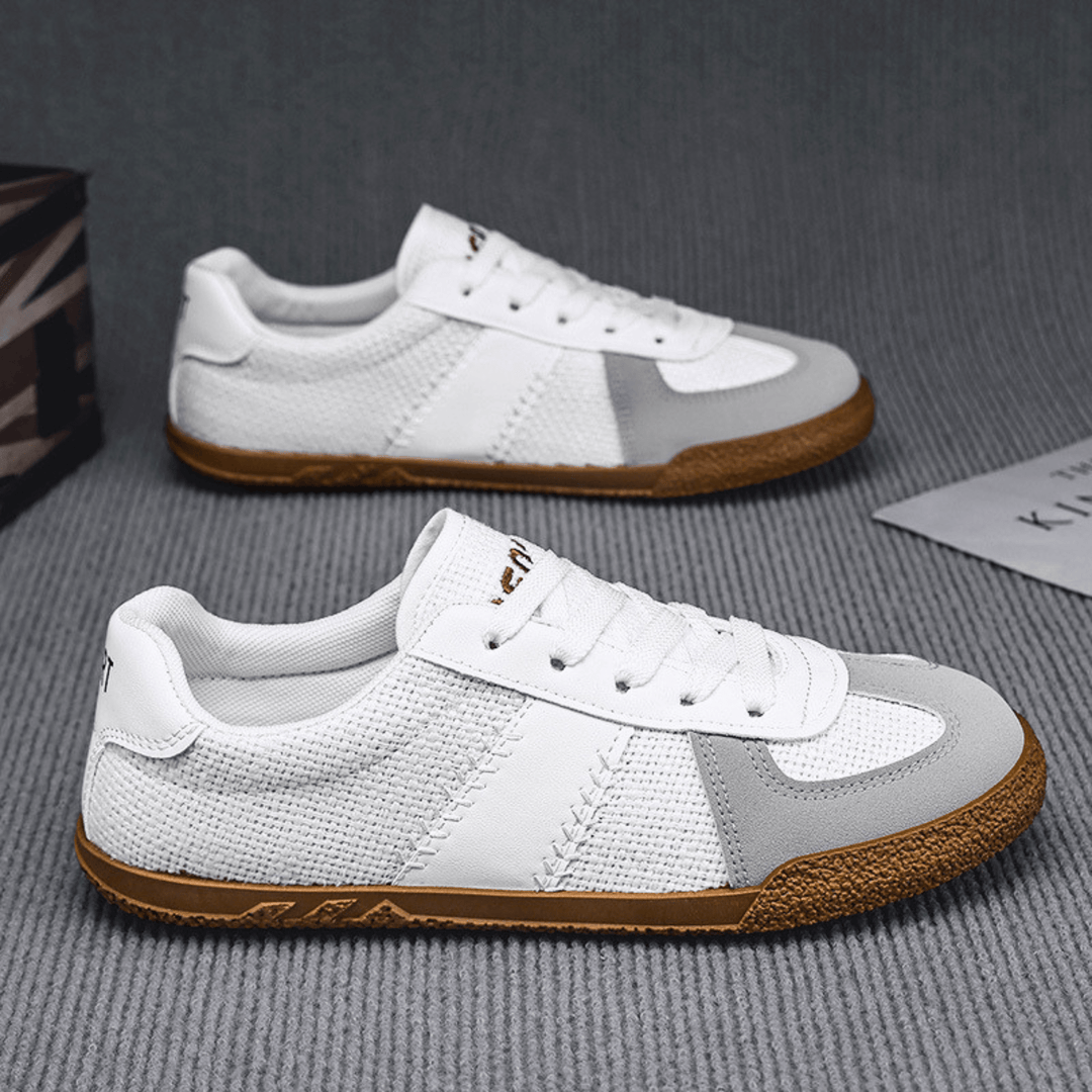 Weston & Finch - The Delano Sneaker - 14:173BeigeBlue;200000124:100010487
