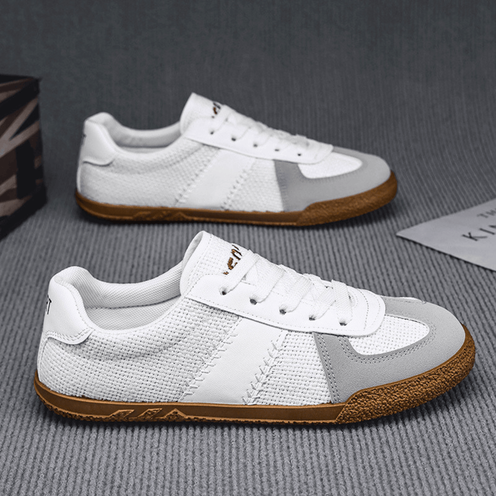 Weston & Finch - The Delano Sneaker - 14:173BeigeBlue;200000124:100010487
