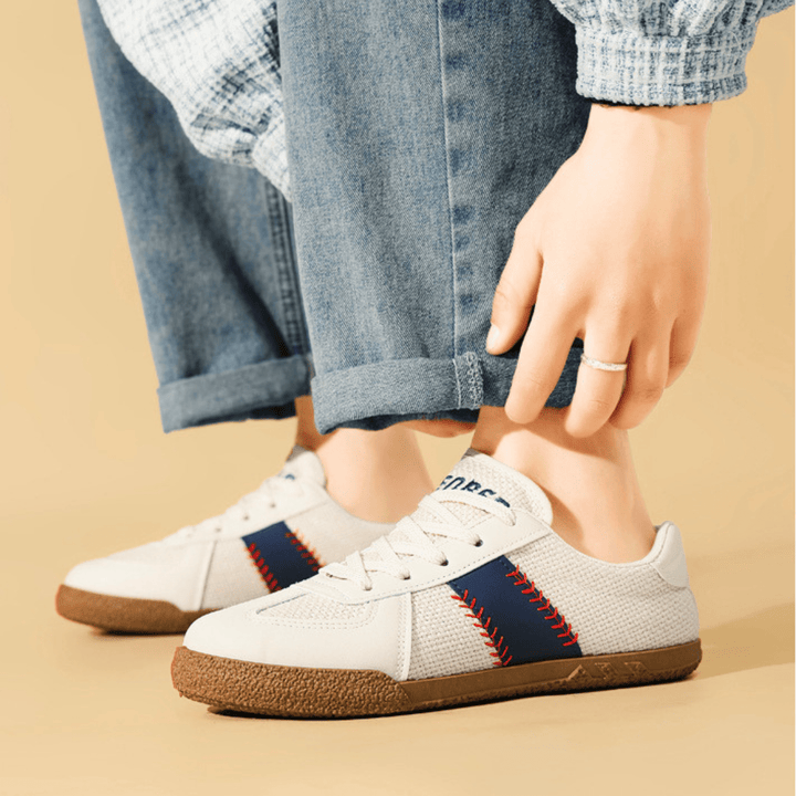 Weston & Finch - The Delano Sneaker - 14:173BeigeBlue;200000124:100010487