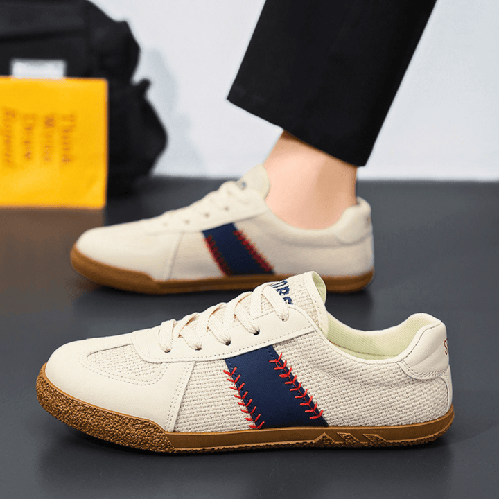 Weston & Finch - The Delano Sneaker - 14:173BeigeBlue;200000124:100010487