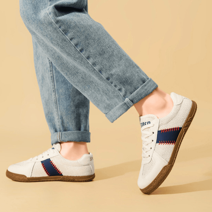Weston & Finch - The Delano Sneaker - 14:173BeigeBlue;200000124:100010487