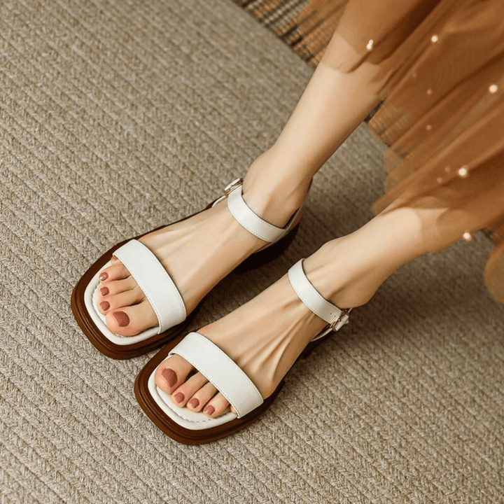 Weston & Finch - The Delphine Sandal - 14:365458brown;200000124:200000334