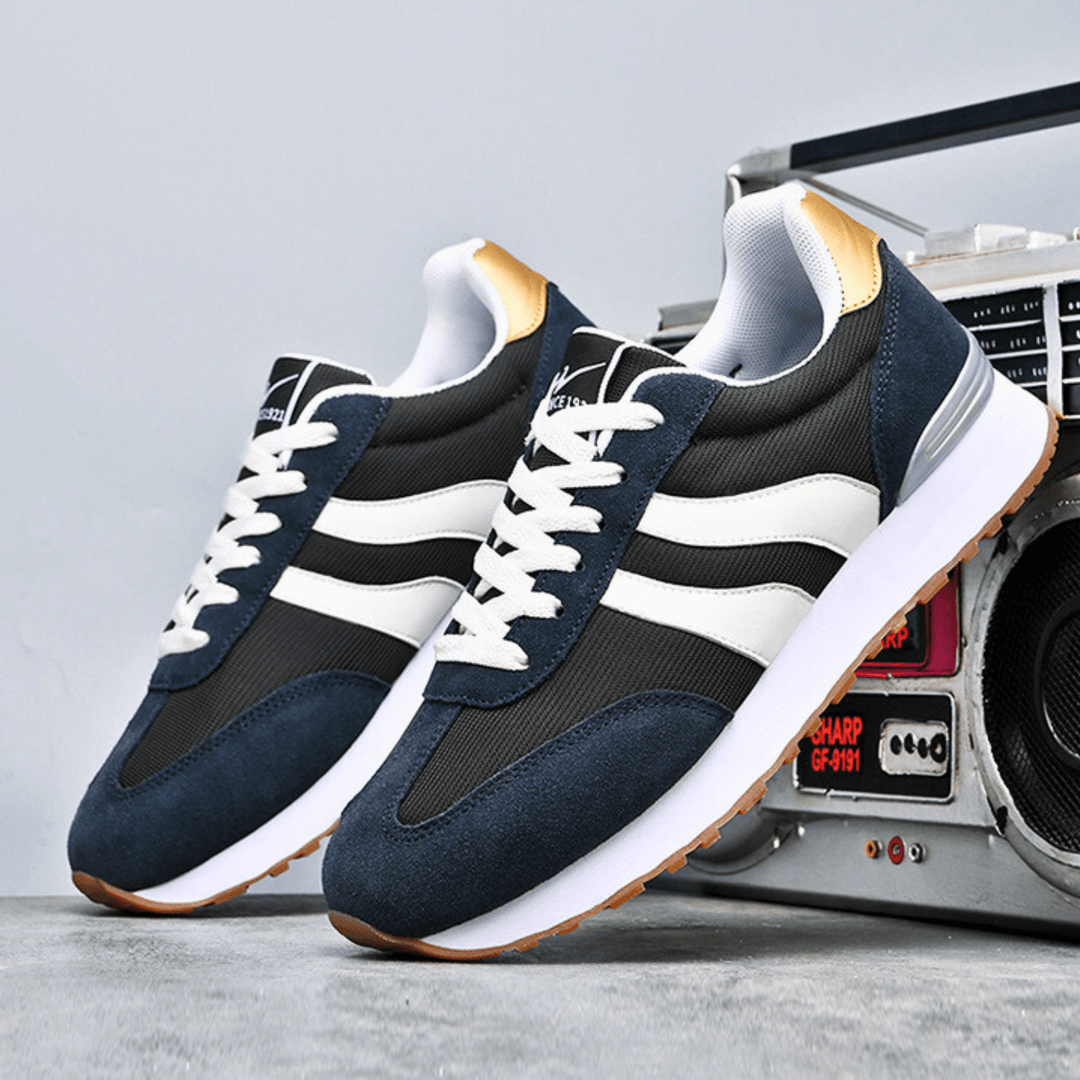 Weston & Finch - The Delviro Sneaker - 14:200002130white-blue;200000124:100010483