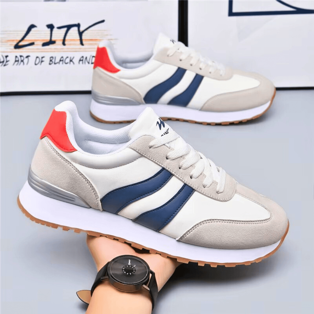 Weston & Finch - The Delviro Sneaker - 14:200002130white-blue;200000124:100010483