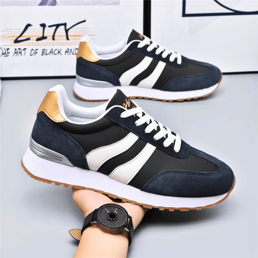 Weston & Finch - The Delviro Sneaker - 14:200002130white-blue;200000124:100010483