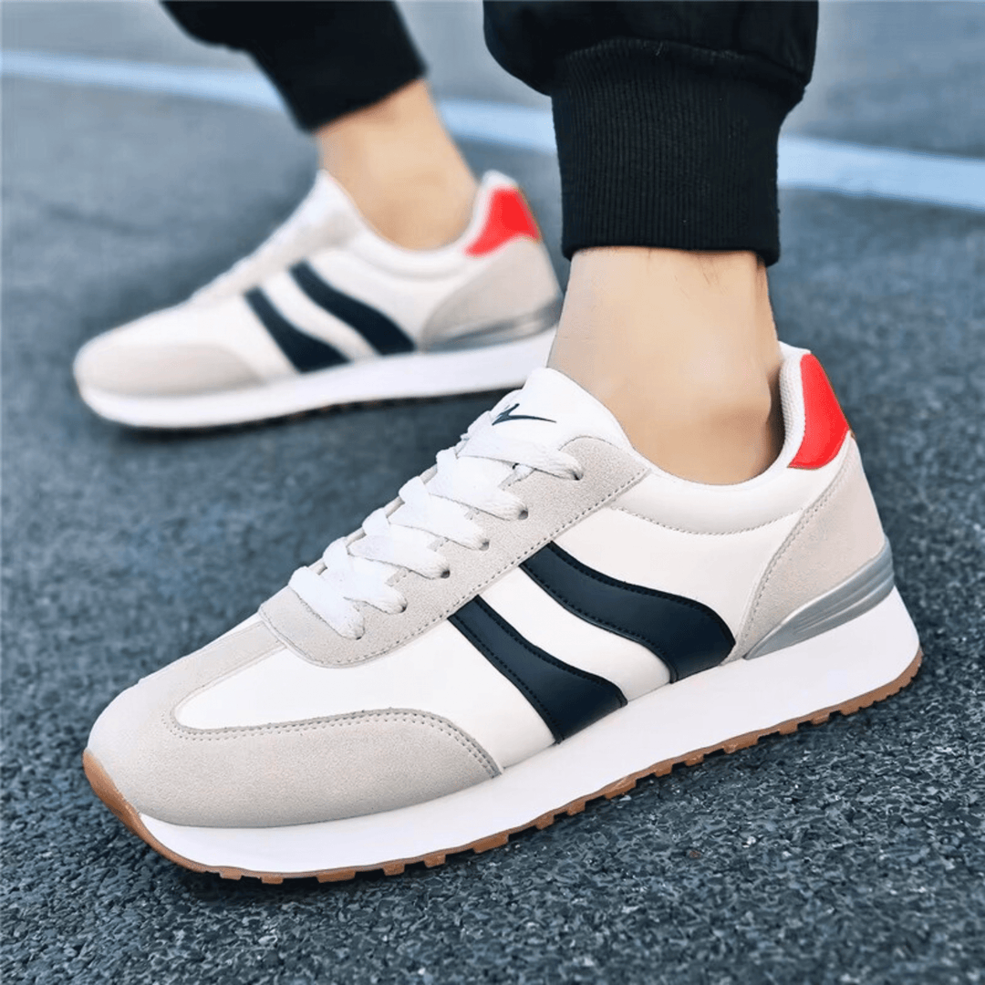 Weston & Finch - The Delviro Sneaker - 14:200002130white-blue;200000124:100010483