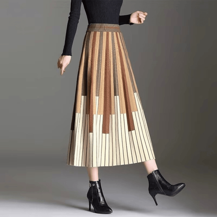 Weston & Finch - The Elara Pleated Skirt - 14:200001438Ka  Xing Se;5:4183