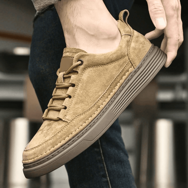 Weston & Finch - The Elston Sneaker - 14:193Sand colored;200000124:200000338