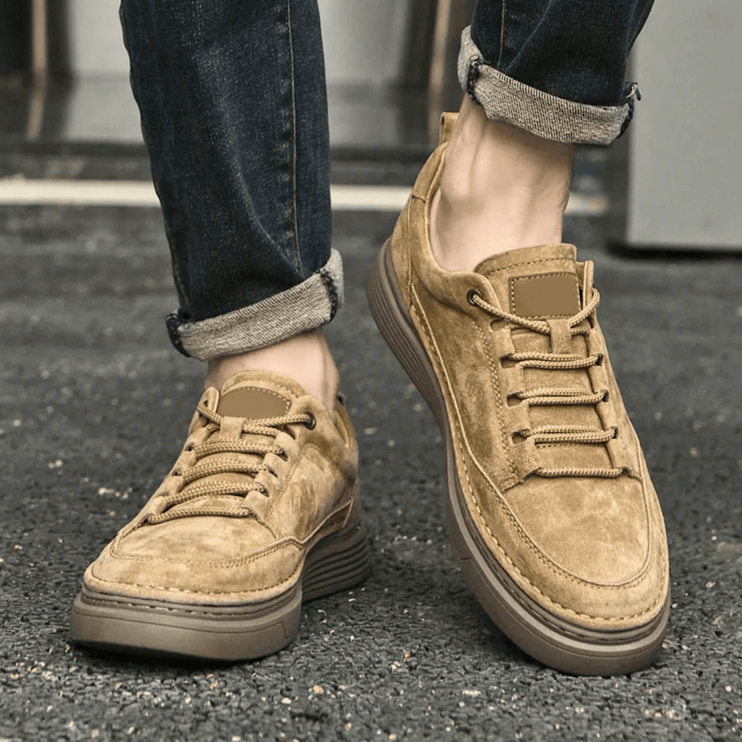 Weston & Finch - The Elston Sneaker - 14:193Sand colored;200000124:200000338