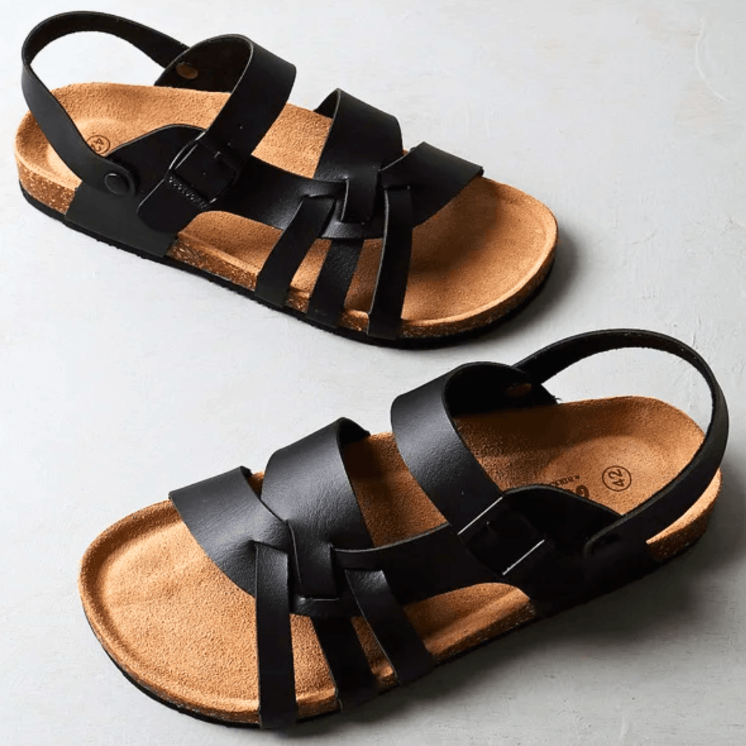 Weston & Finch - The Elviano Sandal - 14:173black;200000124:200000899