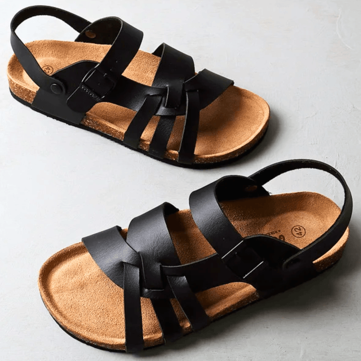 Weston & Finch - The Elviano Sandal - 14:173black;200000124:200000899