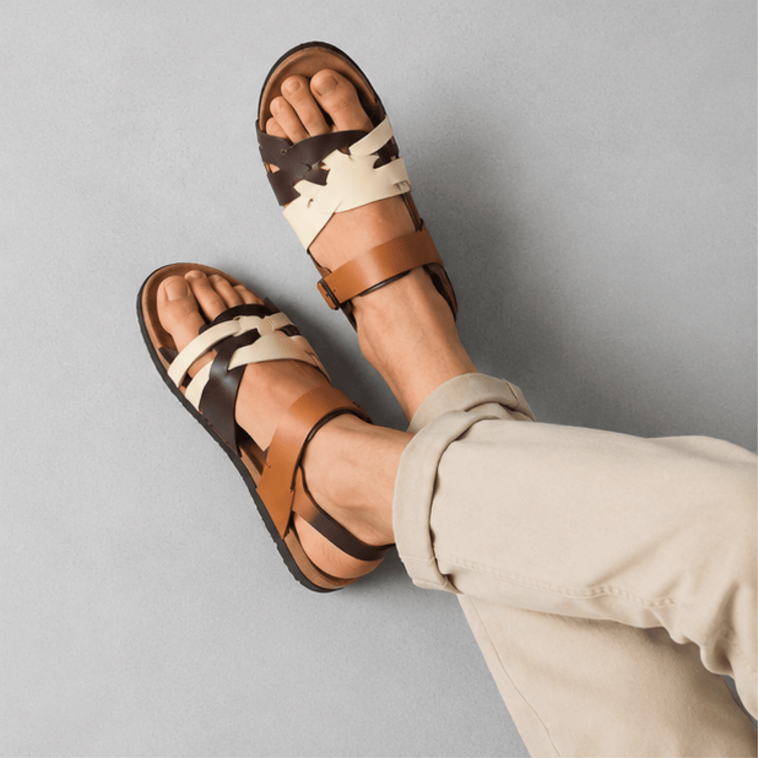 Weston & Finch - The Elviano Sandal - 14:173black;200000124:200000899