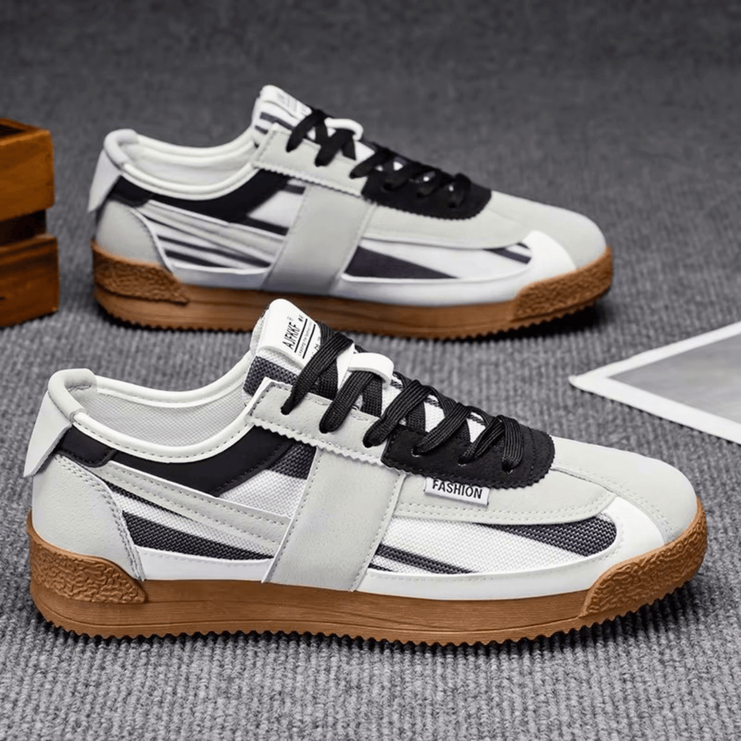Weston & Finch - The Elviano Sneaker - 14:173White and Blue;200000124:3116