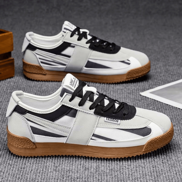 Weston & Finch - The Elviano Sneaker - 14:173White and Blue;200000124:3116