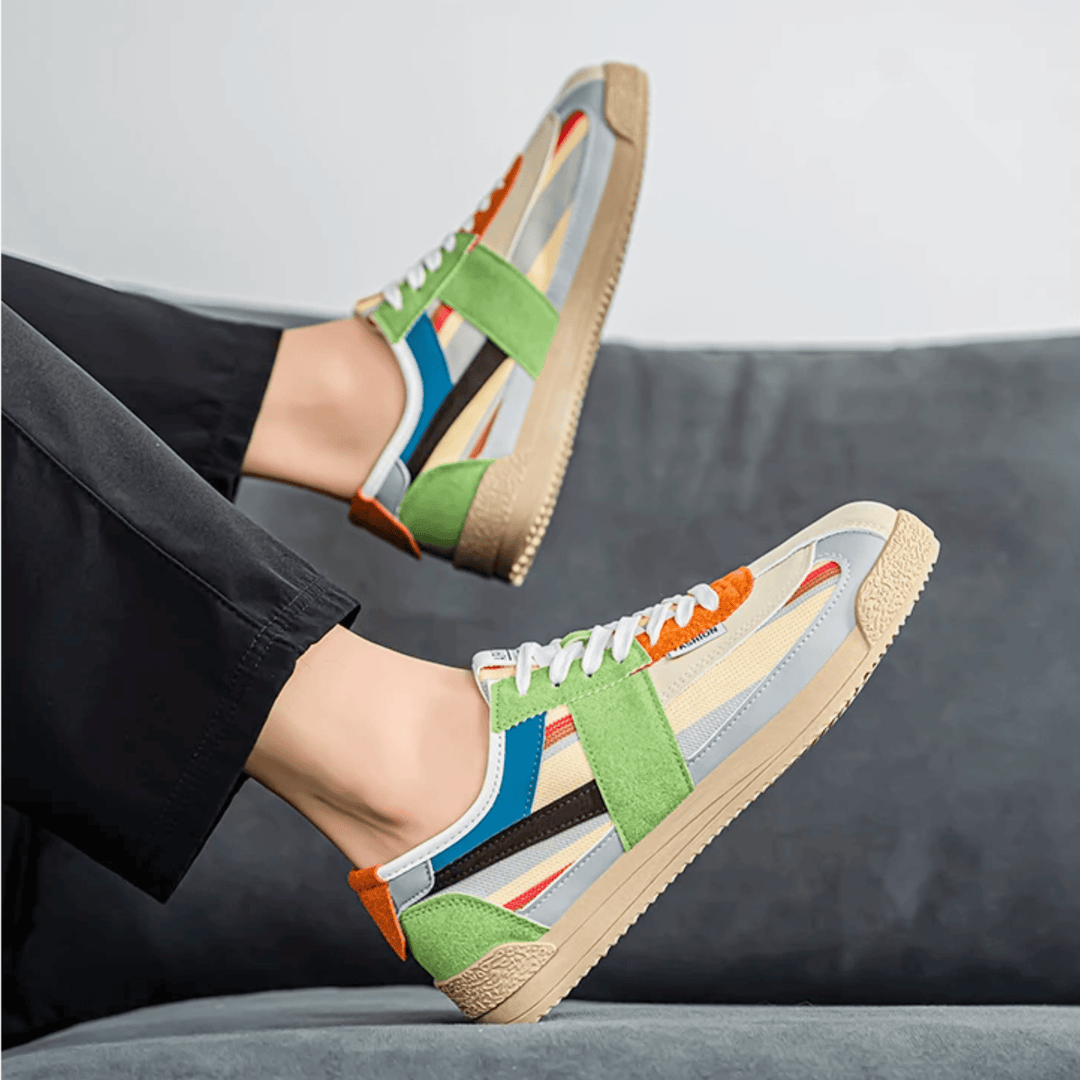 Weston & Finch - The Elviano Sneaker - 14:173White and Blue;200000124:3116
