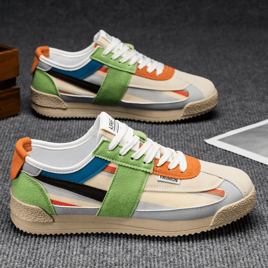 Weston & Finch - The Elviano Sneaker - 14:29White and Black;200000124:3116