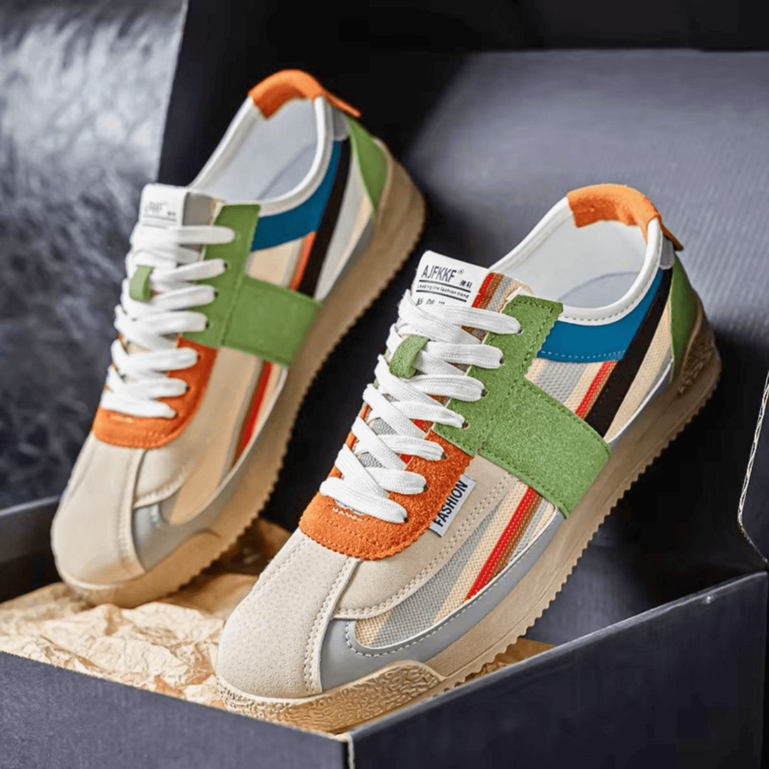 Weston & Finch - The Elviano Sneaker - 14:29White and Black;200000124:3116