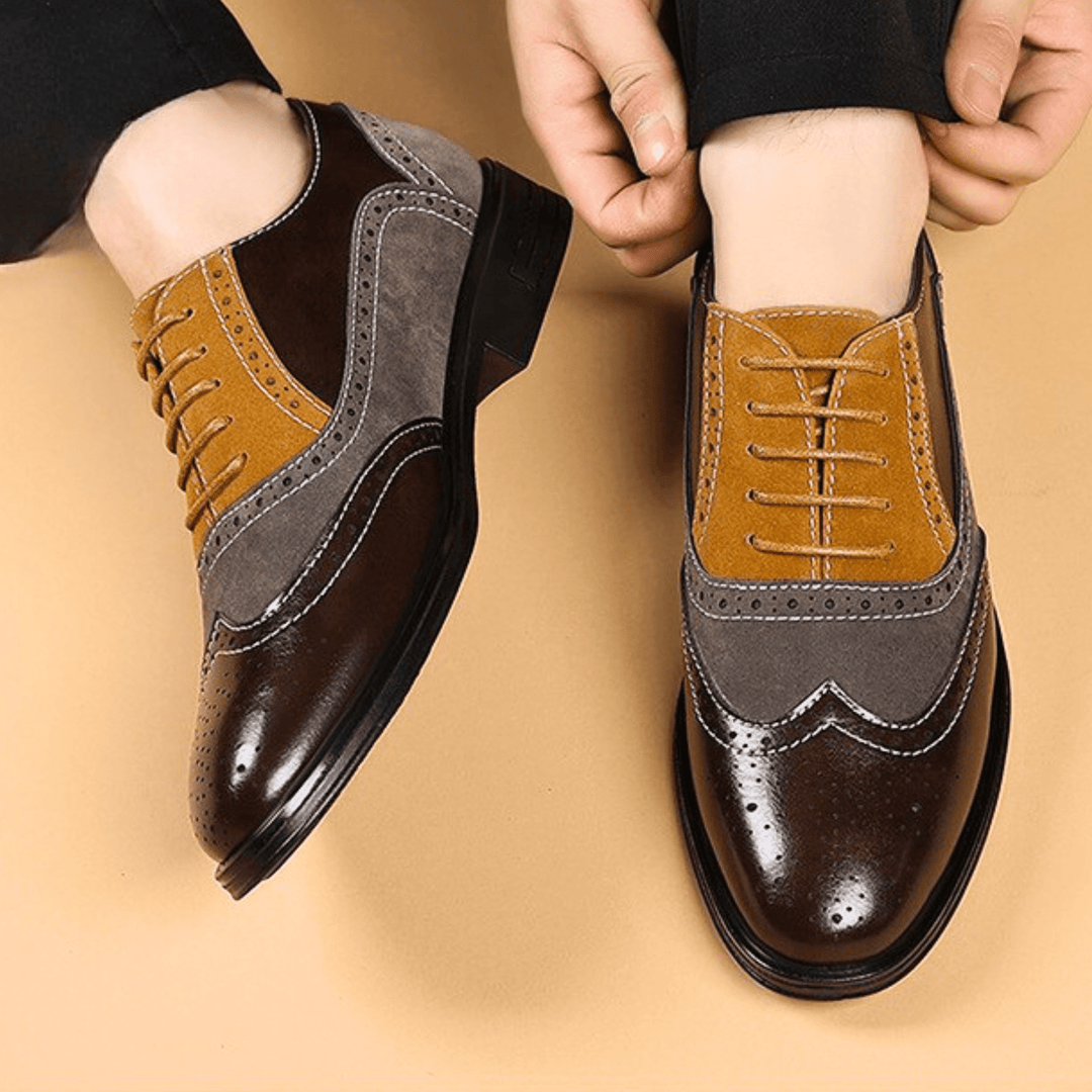 Weston & Finch - The Halston Oxford - 14:200001438khaki;200000124:200000337