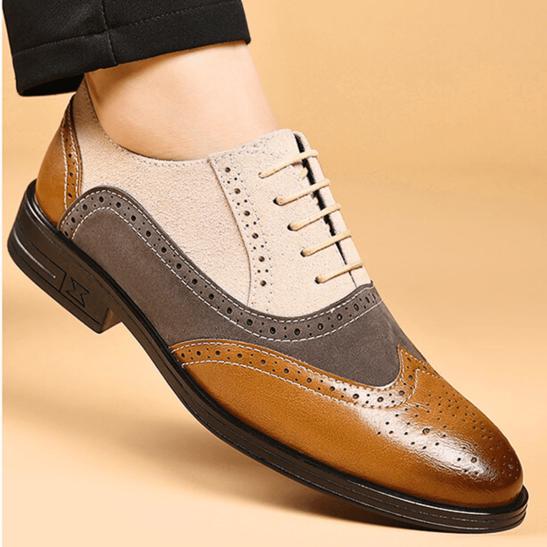 Weston & Finch - The Halston Oxford - 14:200001438khaki;200000124:200000337