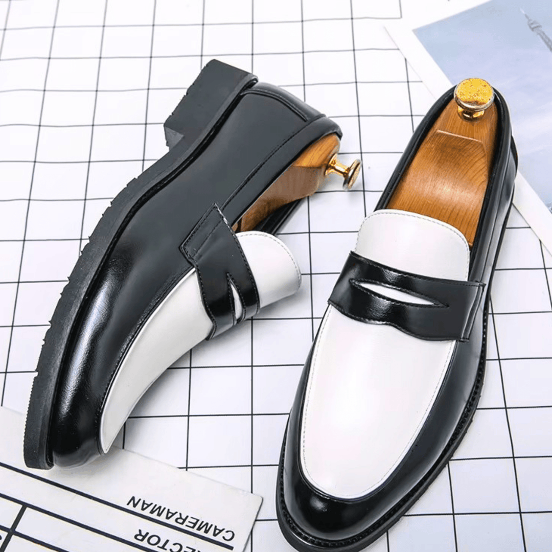 Weston & Finch - The Halviero Loafer - 14:193black white;200000124:200000899