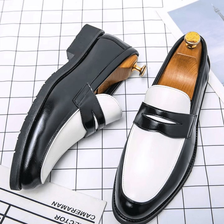 Weston & Finch - The Halviero Loafer - 14:193black white;200000124:200000899