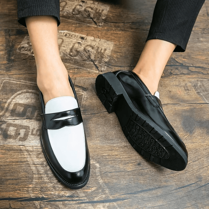 Weston & Finch - The Halviero Loafer - 14:193black white;200000124:200000899