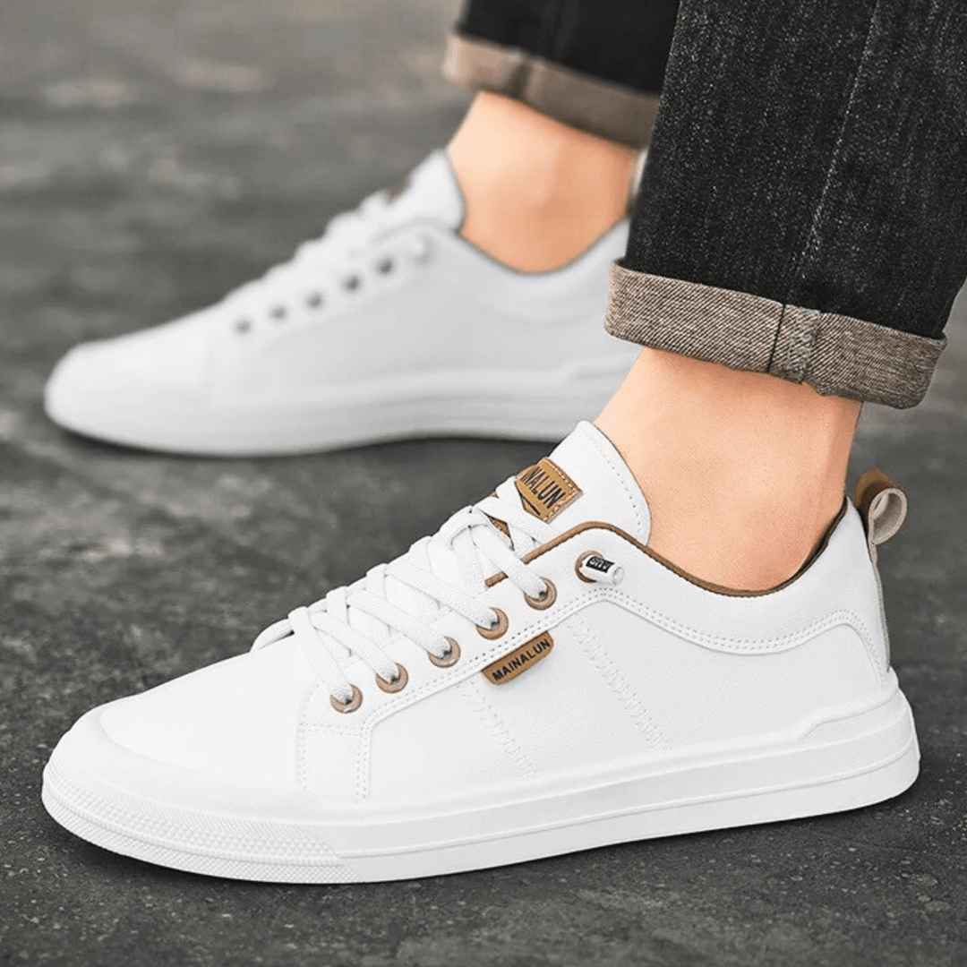 Weston & Finch - The Harrington Sneaker - 14:29White khaki F8828;200000124:200000364